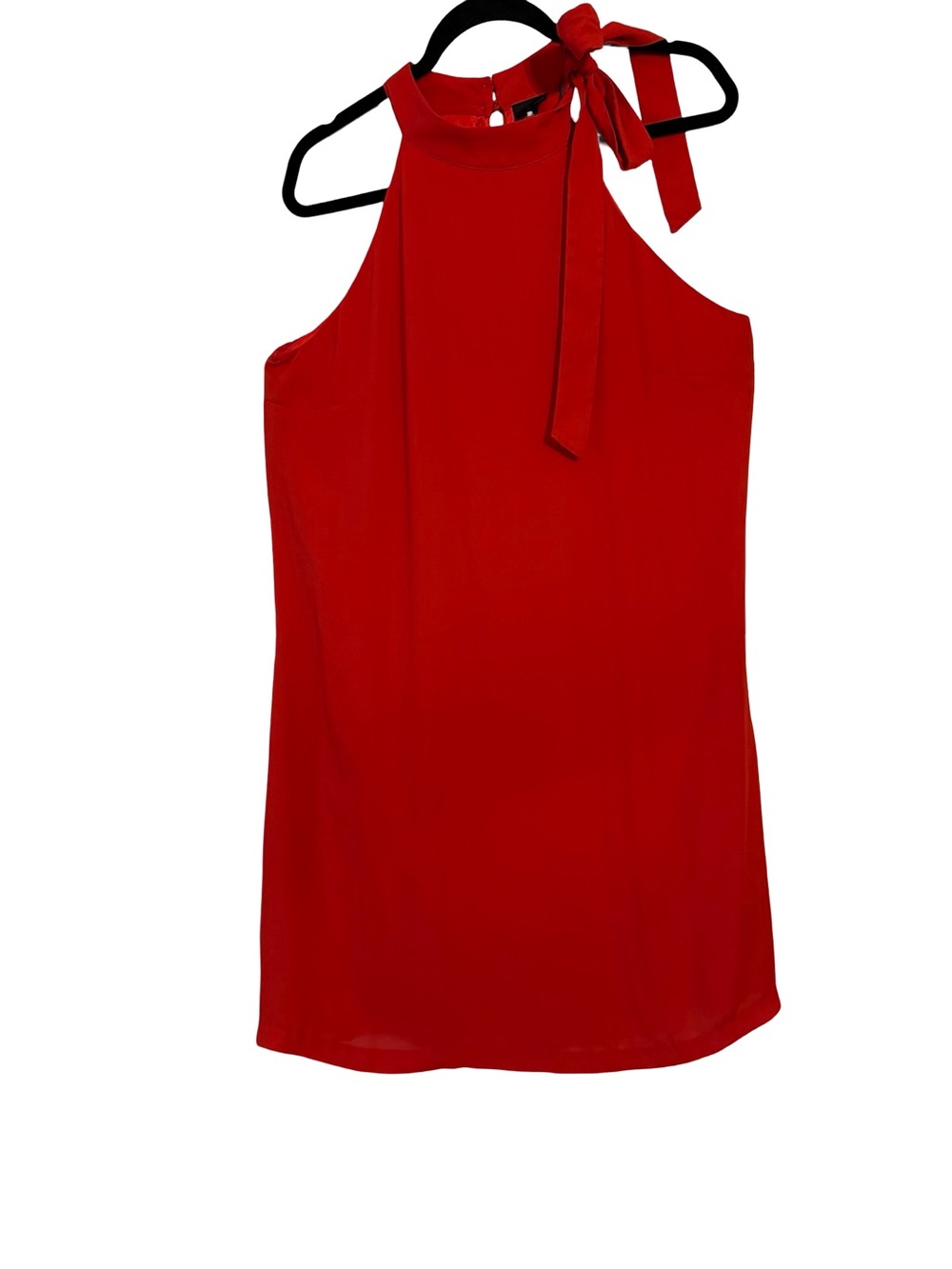 Worthington Red Tie-Neck Dress